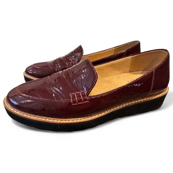 Naturalizer Andie Loafers – Women’s 8M – Burgundy Patent Leather – Great Cond - Picture 2 of 9